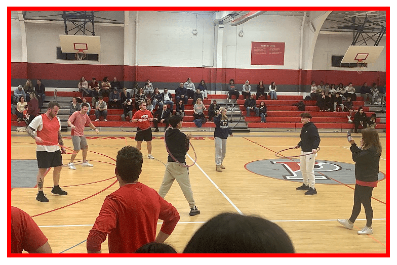 Students Take Victory in Basketball Game Against&nbsp;Faculty